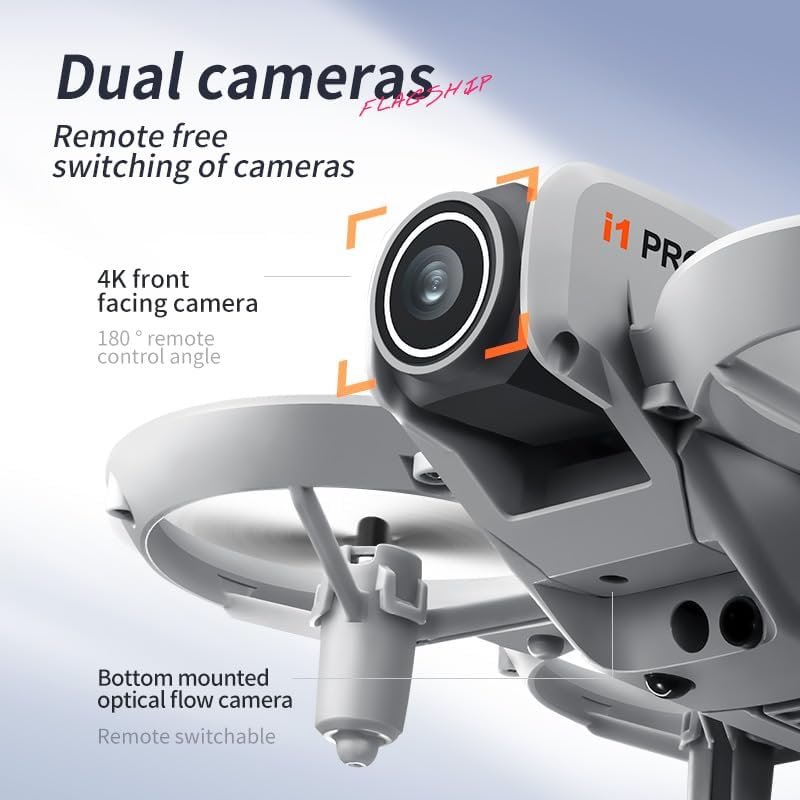 Optical Flow Dual‑Camera Drone