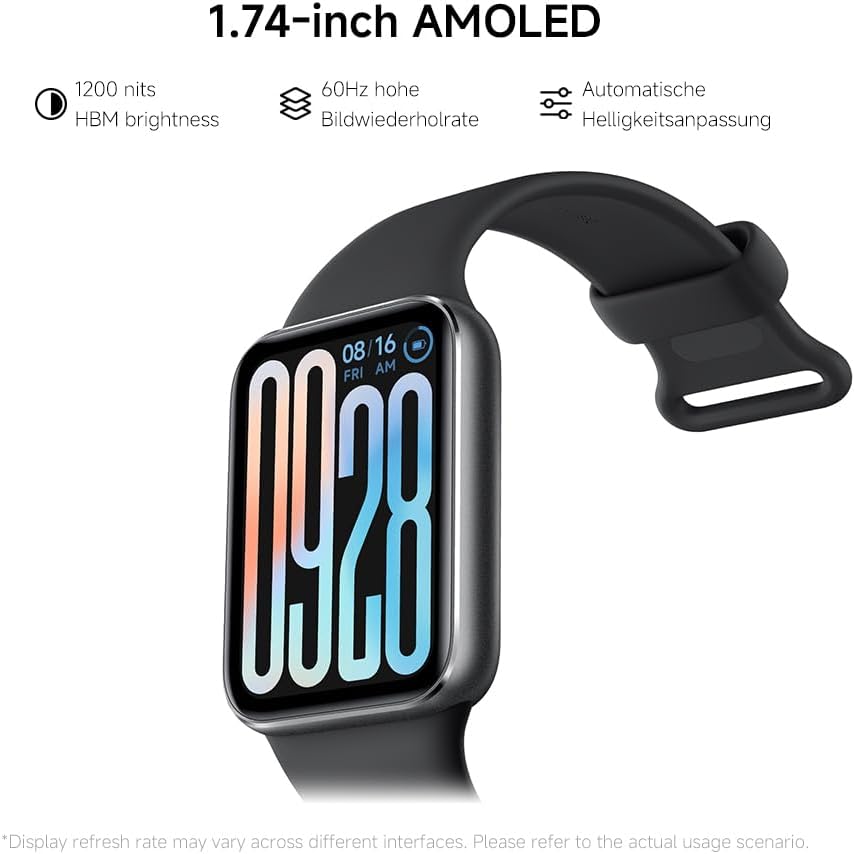 7+1 Smart Watch | Smart Band in Black