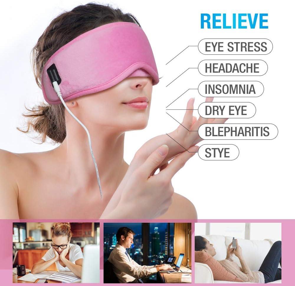 Heated Eye Mask for Eye Relief