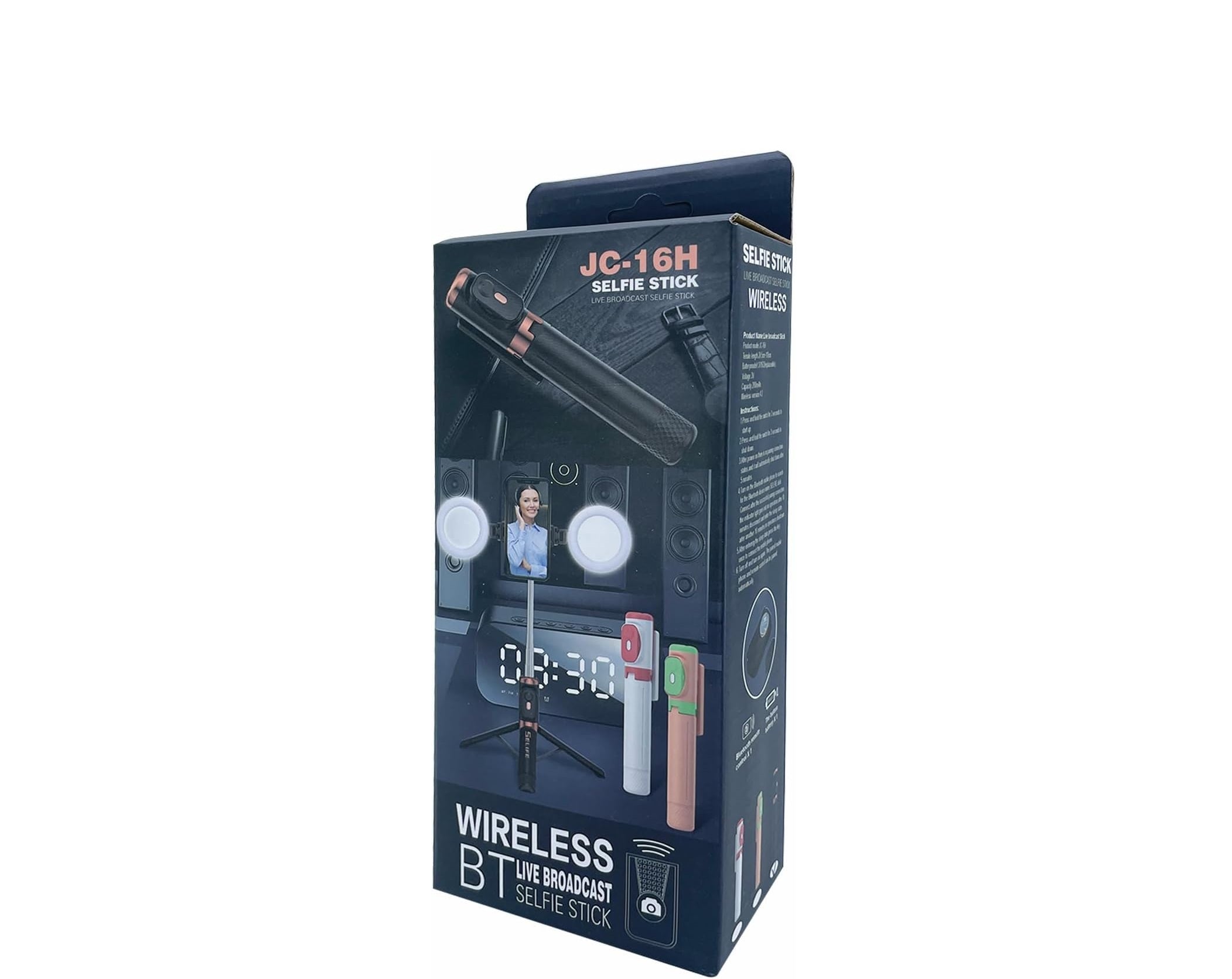 2-in-1 Expandable Wireless Bluetooth Selfie Stick