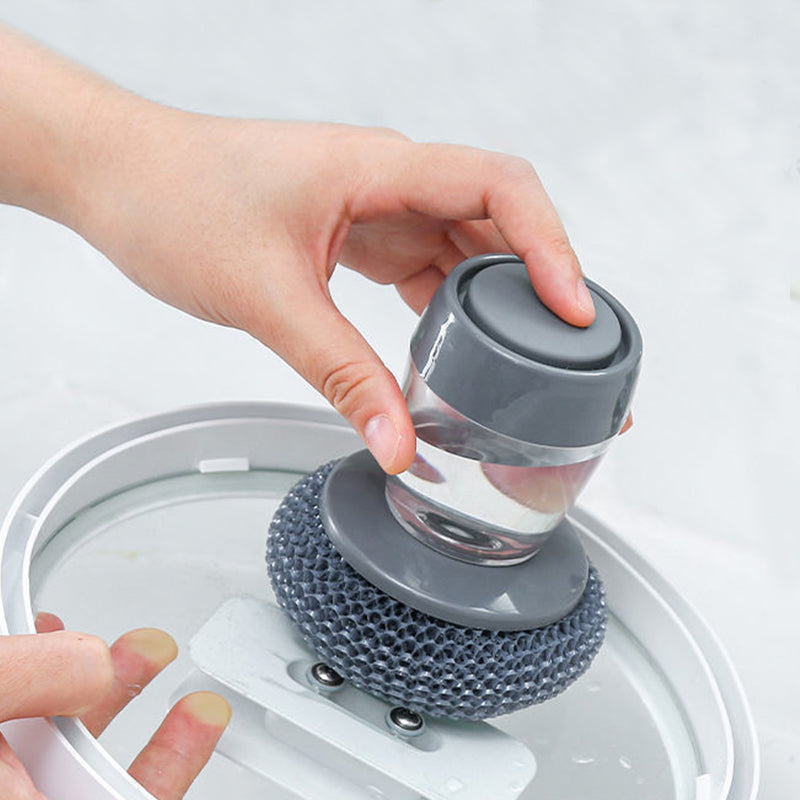 2-in-1 Soap Dispensing Washing Brush