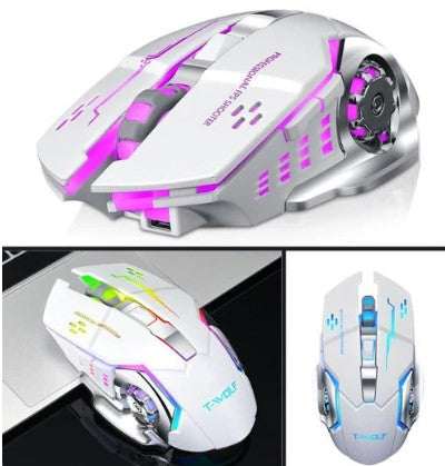 Game Optical Mouse USB Silent Light