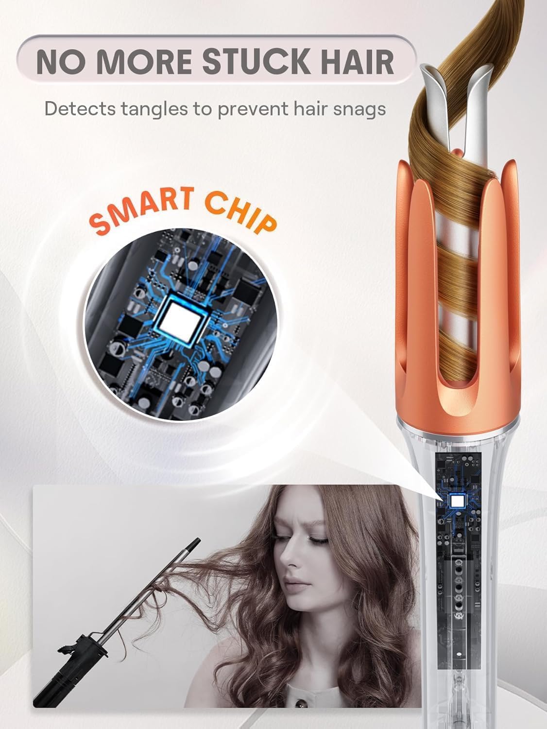 Automatic Curling Iron | Auto Rotating & Anti-Tangle Design