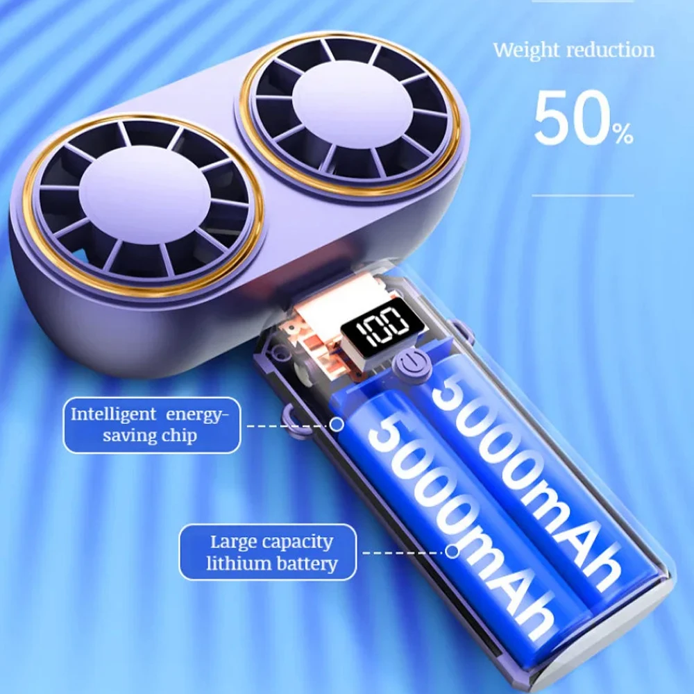 Portable Hurricane Handheld Fan