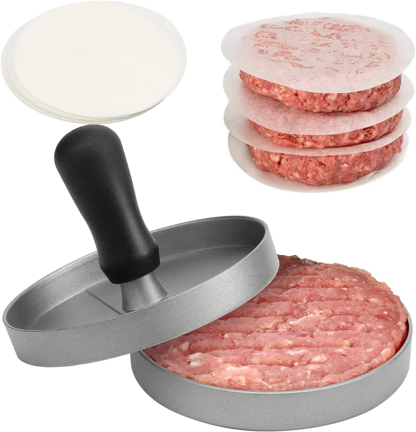 Aluminum Burger Press | Perfect Patty Maker Tool