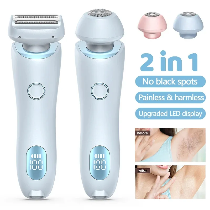 2-in-1 Waterproof Lady Shaver
