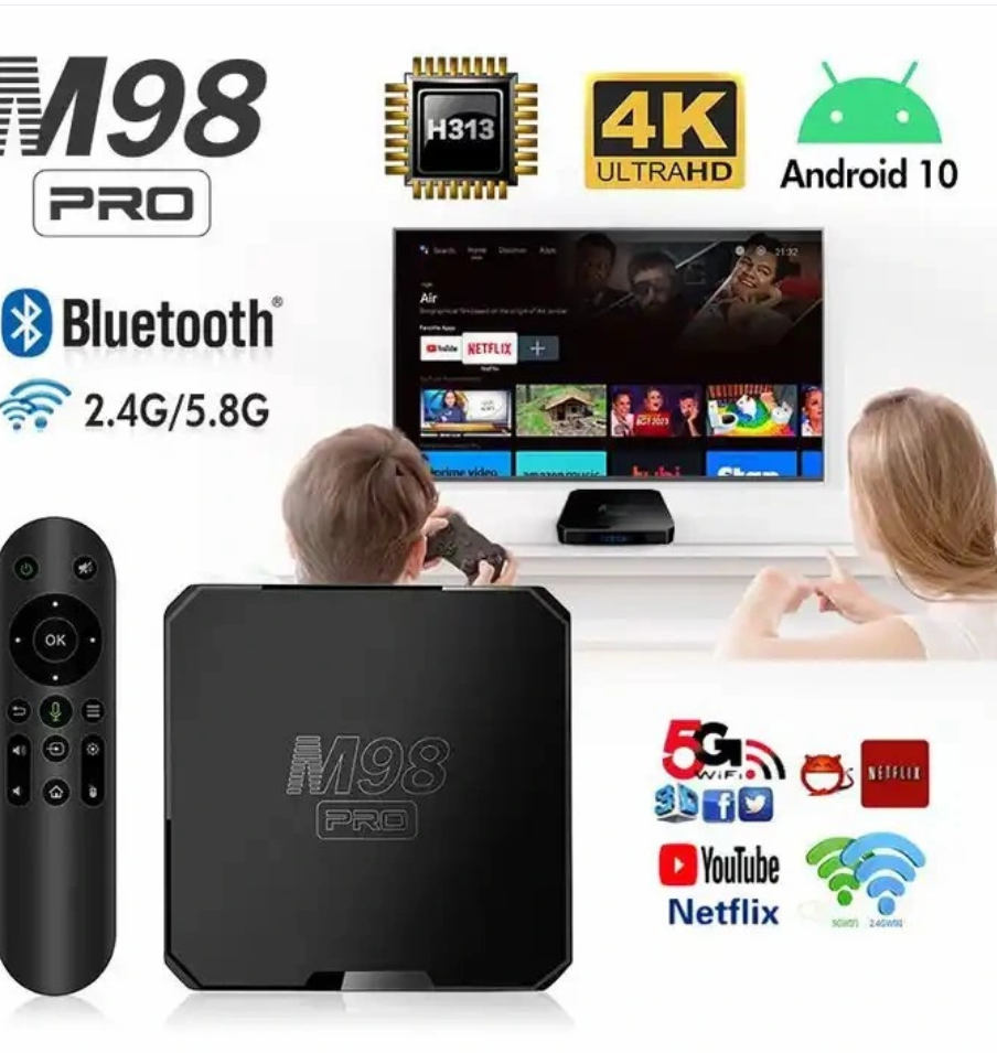 M98-M9 Pro: Your 4K Ultra HD 📺 Hub! Android 11 & 5G Dual-WiFi