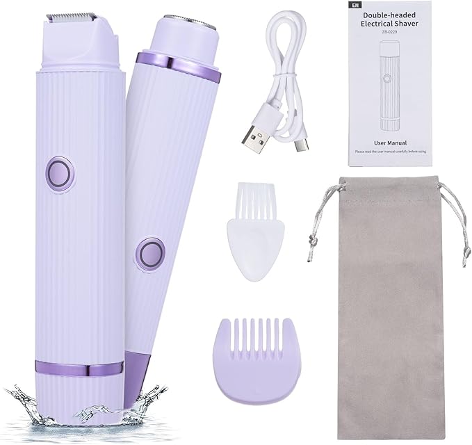 2-in-1 Portable Ladies Shaver